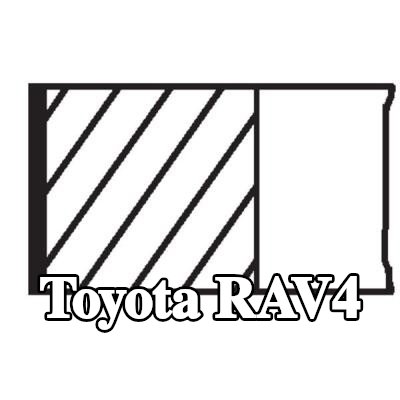 MAHLE مجموعة حلقات المكبس — 2016 Toyota Rav4