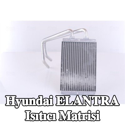 NISSENS Borulu ısıtıcı matrisi — 2002 Hyundai Elantra