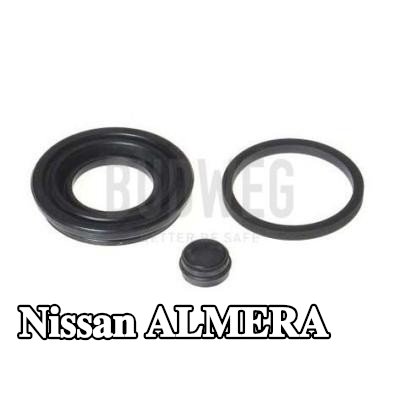 BUDWEG CALIPER حشية مانعة للتسرب، مكبس مقياس الفرامل — 1995 Nissan Almera