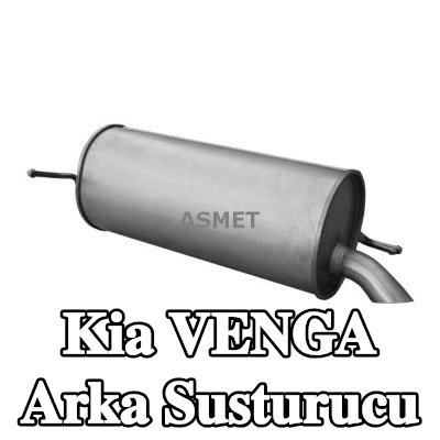 ASMET Arka susturucu — Kia Venga