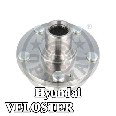 OPTIMAL محور العجلة المحور الأمامي, مع مسامير العجلة — Hyundai Veloster