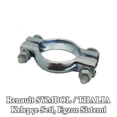 PLANET TECH Kelepçe Seti, egzoz sistemi — 2002 Renault Symbol / Thalia