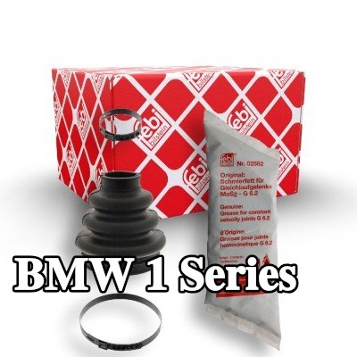 FEBI BILSTEIN طقم غطاء مفصل CV, عمود الإدارة للمحور الخلفي, على جانب ناقل الحركة, مطاط — 2011 BMW 1 Series