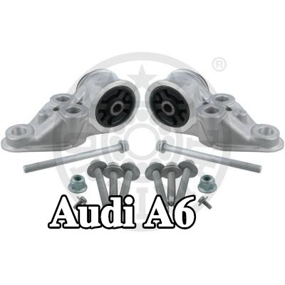 OPTIMAL مجموعة إصلاح, عارضة المحور المحور الخلفي, كلا الجانبين, مع مواد تثبيت — 2002 Audi A6