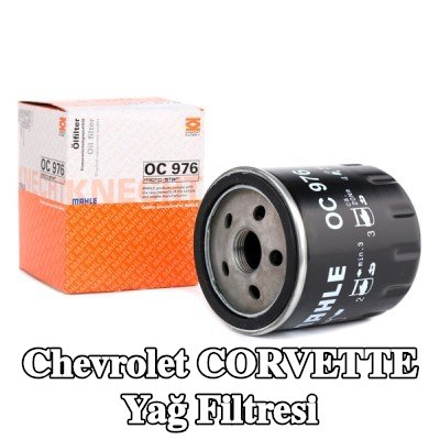 MAHLE Tek çek valflı yağ filtresi — 2003 Chevrolet Corvette