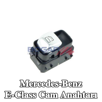 BOGAP Sol arka cam anahtarı, Yolcu Tarafı, Sağ Arka — Mercedes-Benz E-Class