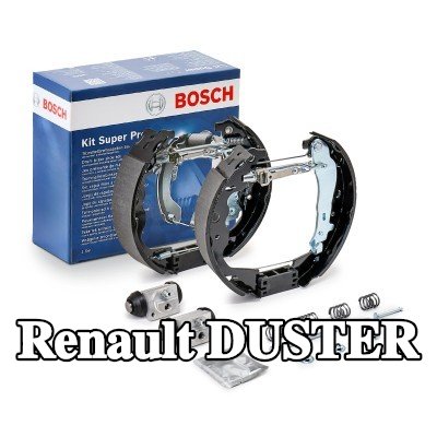 BOSCH مجموعة فرامل أسطوانية مع الملحقات, مع أسطوانة فرامل العجلة — 2012 Renault Duster