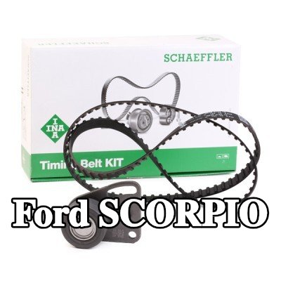 INA مجموعة حزام التوقيت عدد الأسنان 1: 122, مع مواد تثبيت/تركيب — Ford Scorpio