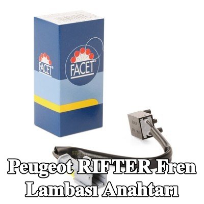 FACET Fren Lambası Anahtarı İtalya'da Üretilmiştir - OE Eşdeğeri — Peugeot Rifter
