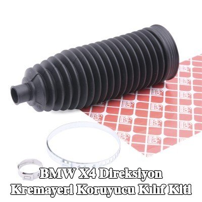 FEBI BILSTEIN Sol ön aks direksiyon kremayeri kılıfı kiti, kelepçeli — 2016 BMW X4