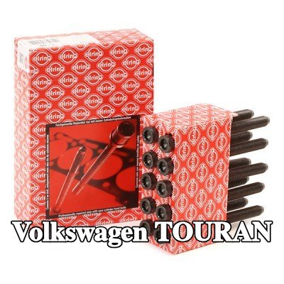 ELRING مجموعة البراغي, رأس الأسطوانة M12x1, 75x137 — 2008 Volkswagen Touran