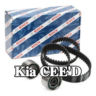 BOSCH مجموعة حزام التوقيت عدد الأسنان: 123, 1172mm, بدون حامل — 2012 Kia Cee'd