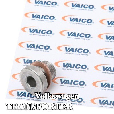 VAICO سدادة حوض الزيت بجودة VAICO الأصلية, M10, مع حلقة مانعة للتسرب — Volkswagen Transporter