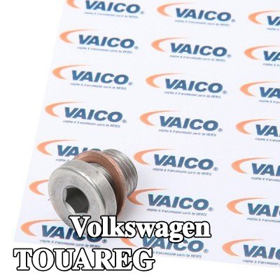 VAICO سدادة حوض الزيت بجودة VAICO الأصلية, M10, مع حلقة مانعة للتسرب — Volkswagen Touareg
