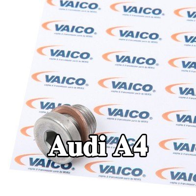 VAICO سدادة حوض الزيت بجودة VAICO الأصلية, M10, مع حلقة مانعة للتسرب — Audi A4