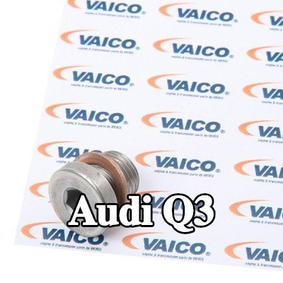 VAICO سدادة حوض الزيت بجودة VAICO الأصلية, M10, مع حلقة مانعة للتسرب — Audi Q3