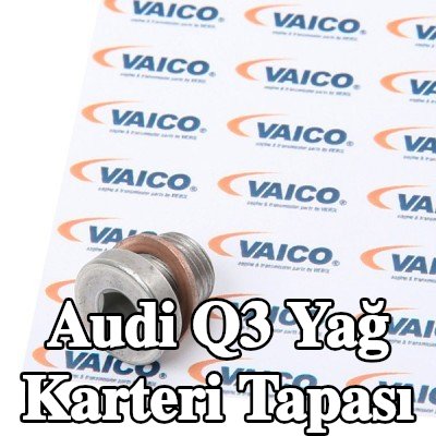 VAICO Original VAICO Kalite yağ karteri tapası, M10, conta halkası ile — Audi Q3