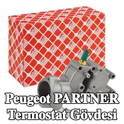 FEBI BILSTEIN Soğutma suyu sıcaklık sensörlü termostat muhafazası, sensörlü — 2012 Peugeot Partner