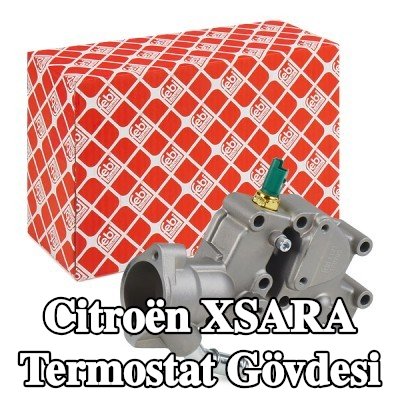 FEBI BILSTEIN Soğutma suyu sıcaklık sensörlü termostat muhafazası, sensörlü — 2000 Citroën Xsara
