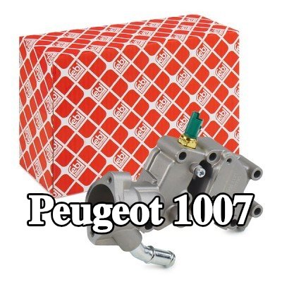 FEBI BILSTEIN غلاف الثرموستات مع مستشعر درجة حرارة سائل التبريد, مع جهاز استشعار — Peugeot 1007
