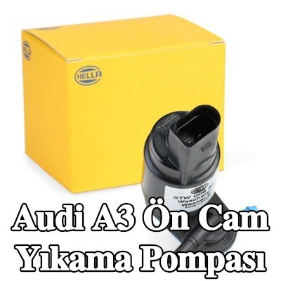 HELLA Ön cam yıkama pompası 12V — 2012 Audi A3