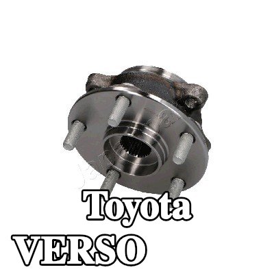 JAPANPARTS محور العجلة المحور الأمامي, مع حلقة مستشعر مغناطيسي مدمجة — Toyota Verso