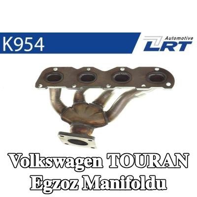 LRT Montaj parçaları ile egzoz manifoldu — 2005 Volkswagen Touran