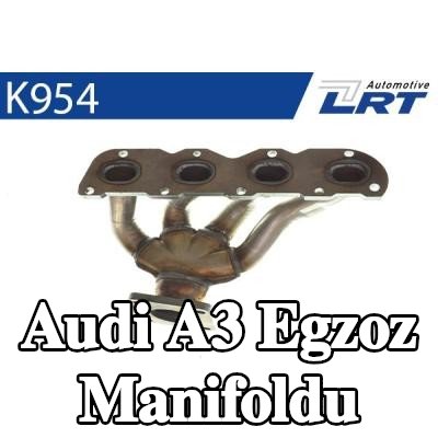 LRT Montaj parçaları ile egzoz manifoldu — 2003 Audi A3