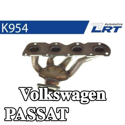 LRT مشعب العادم مع أجزاء التثبيت — 2005 Volkswagen Passat