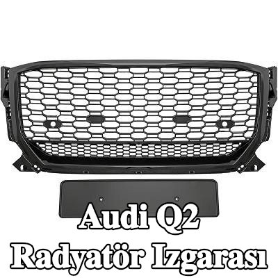DIEDERICHS Radyatör ızgarası parlak, siyah — Audi Q2