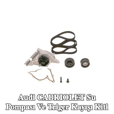 BOSCH Su pompası ve triger kayışı kiti Diş Sayısı: 239, Width: 25mm — Audi Cabriolet