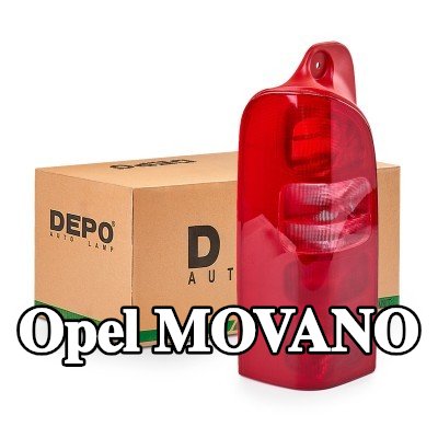 ALKAR المصباح الخلفي الأيسر, بدون حامل لمبة — 1998 Opel Movano