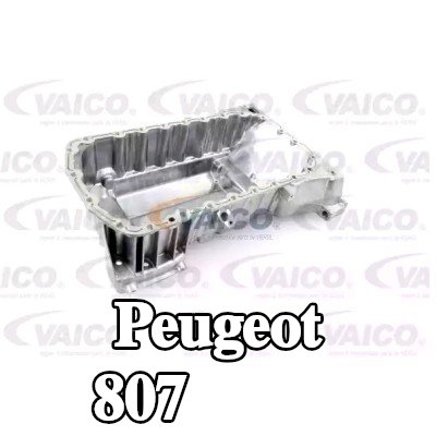 VAICO حوض الزيت مع سدادة تصريف الزيت, بدون حشية/مانع تسرب, جودة VAICO الأصلية — Peugeot 807