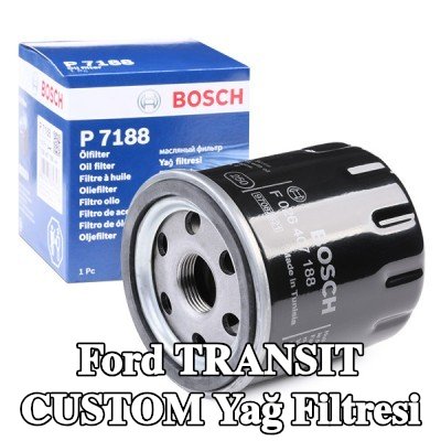 BOSCH Yağ filtresi — 2012 Ford Transit Custom