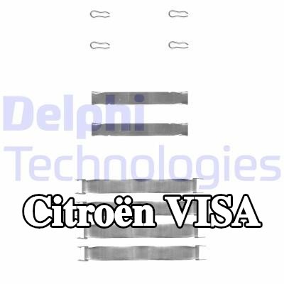 DELPHI طقم تركيب وسادات الفرامل — Citroën Visa