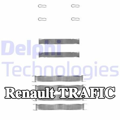 DELPHI طقم تركيب وسادات الفرامل — 1990 Renault Trafic
