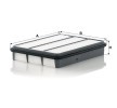 MANN-FILTER Hava filtresi — 2000 Toyota Sequoia (2)