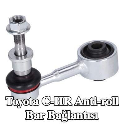 FEBI BILSTEIN Arka aks sol stabilizatör kolu, Arka Aks Sağ, 93mm, Çelik — Toyota C-hr