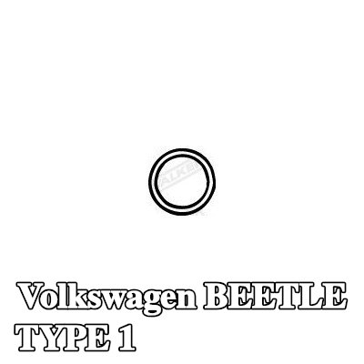 WALKER مجموعة التثبيت, كاتم الصوت المركزي, الأمامي, الخلفي — Volkswagen Beetle Type 1