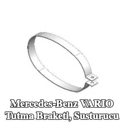 DINEX Tutma braketi, susturucu — Mercedes-Benz Vario