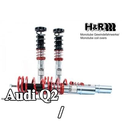H&R مجموعة التعليق, الزنبركات اللولبية / ممتصات الصدمات للمحور الأمامي, المحور الخلفي — Audi Q2