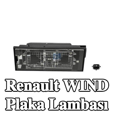 DT Spare Parts Plaka lambası — Renault Wind