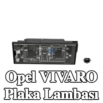 DT Spare Parts Plaka lambası — 2016 Opel Vivaro