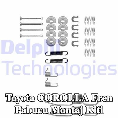 DELPHI Fren pabucu montaj kiti — 1997 Toyota Corolla