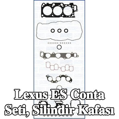 AJUSA Conta seti, silindir kafası Sağ, silindir kafası contası ile, valf gövdesi contalı — 2003 Lexus Es
