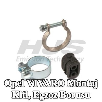 HJS Montaj Kiti, egzoz borusu — Opel Vivaro