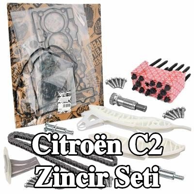 ET ENGINETEAM Silindir kafası contası içeren zamanlama zinciri kiti — Citroën C2