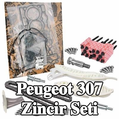 ET ENGINETEAM Silindir kafası contası içeren zamanlama zinciri kiti — Peugeot 307