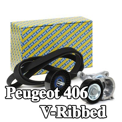 SNR مجموعة أحزمة V-Ribbed — Peugeot 406