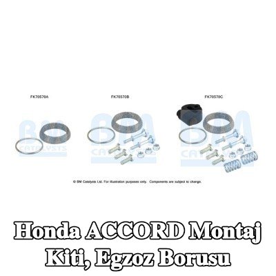 BM CATALYSTS Montaj Kiti, egzoz borusu — Honda Accord